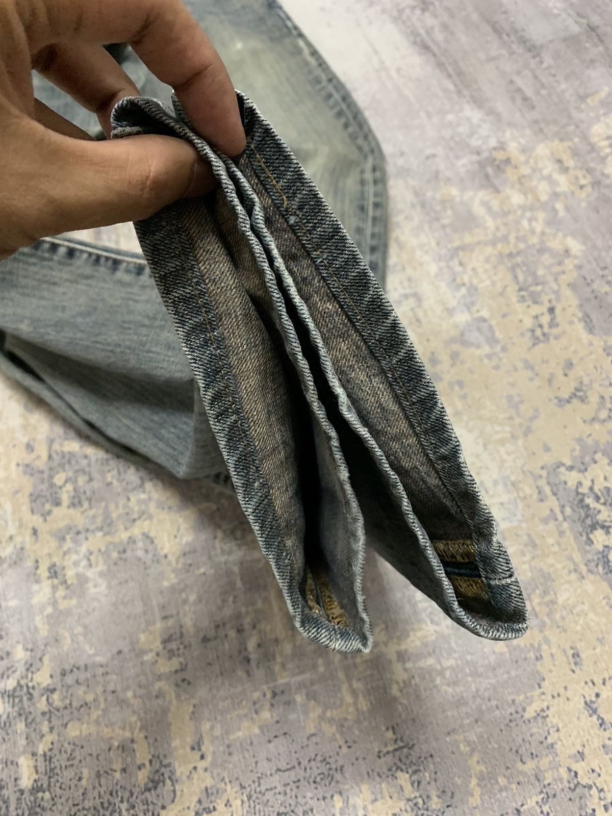 If Six Was Nine Vintage 90s Wrangler Jeans Rusty Straight Leg Denim Size US 30 / EU 46 - 8 Thumbnail