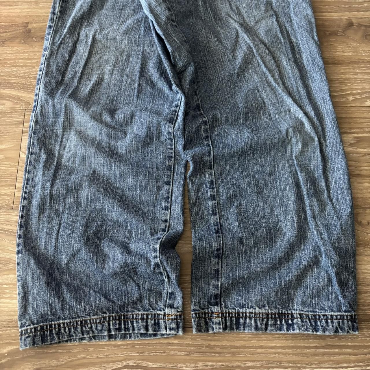 Japanese Brand Crazy Vintage Y2K/2000s Baggy Grunge Dark Wash Skater Style Denim Jeans! 36x30 Size US 36 / EU 52 - 6 Thumbnail
