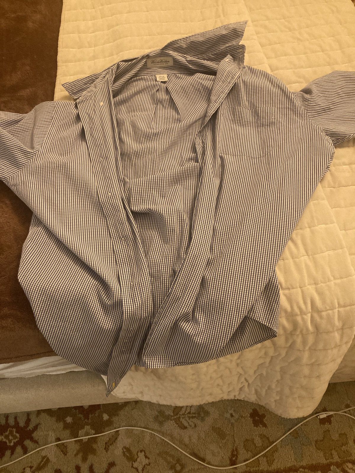 Brooks Brothers Blue Brooks Brothers Button Up Size US L / EU 52-54 / 3 - 2 Thumbnail