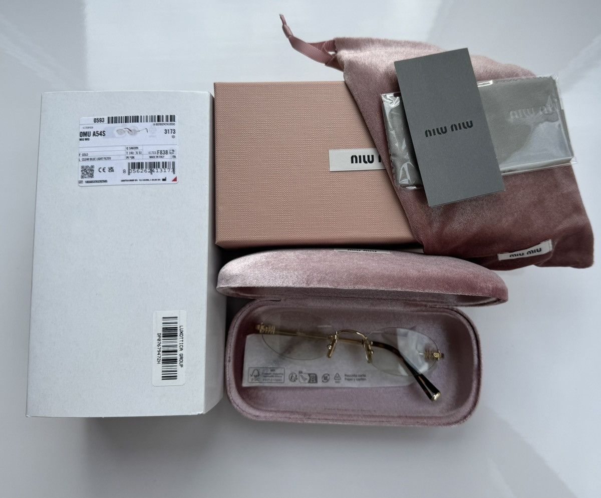 Miu Miu NEW Miu Miu sunglasses MU A54S 5AK08N Size ONE SIZE - 11 Thumbnail