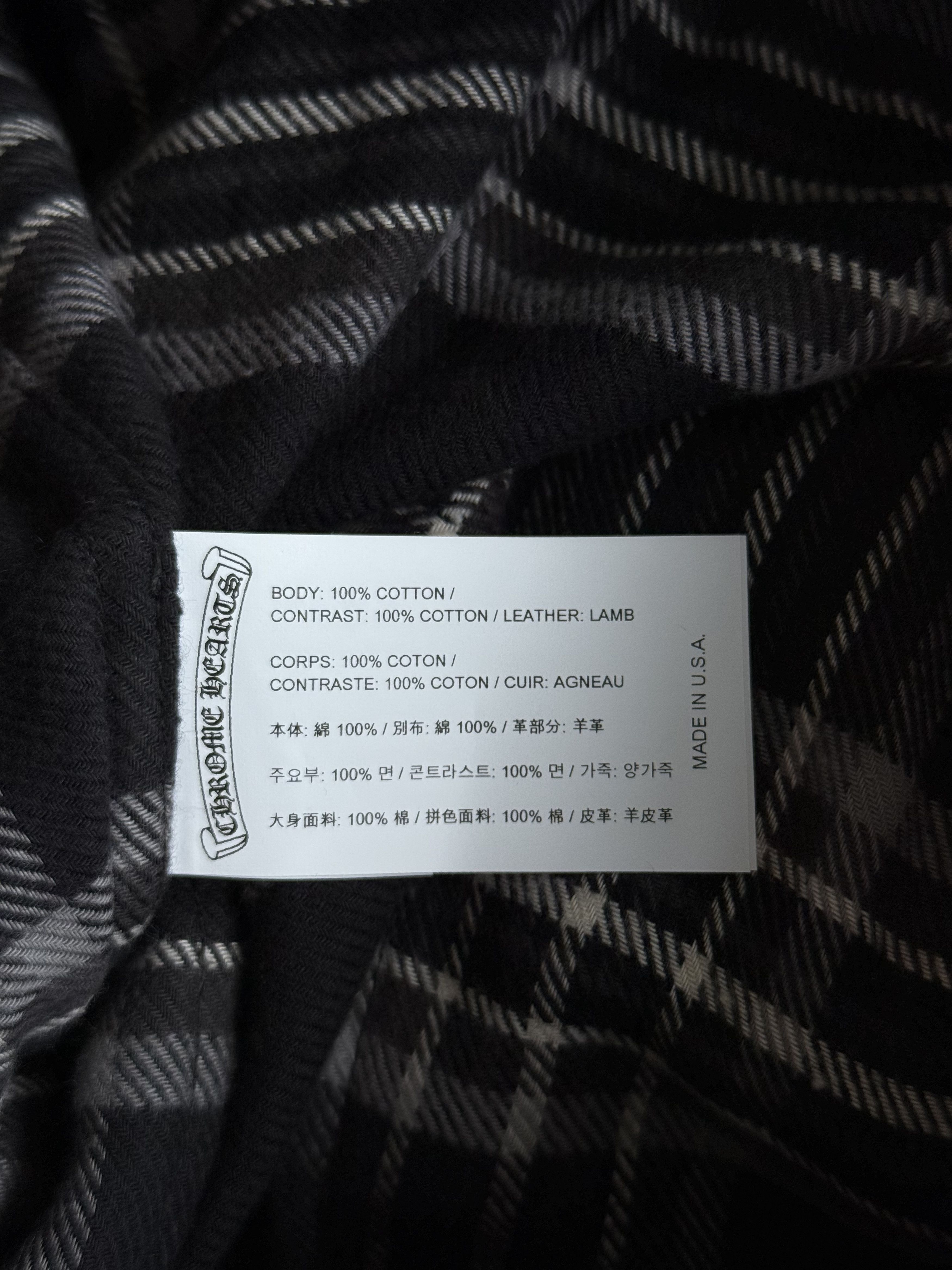 Chrome Hearts Black & White Cross Patch After School Flannel Shorts Size US 34 / EU 50 - 4 Thumbnail