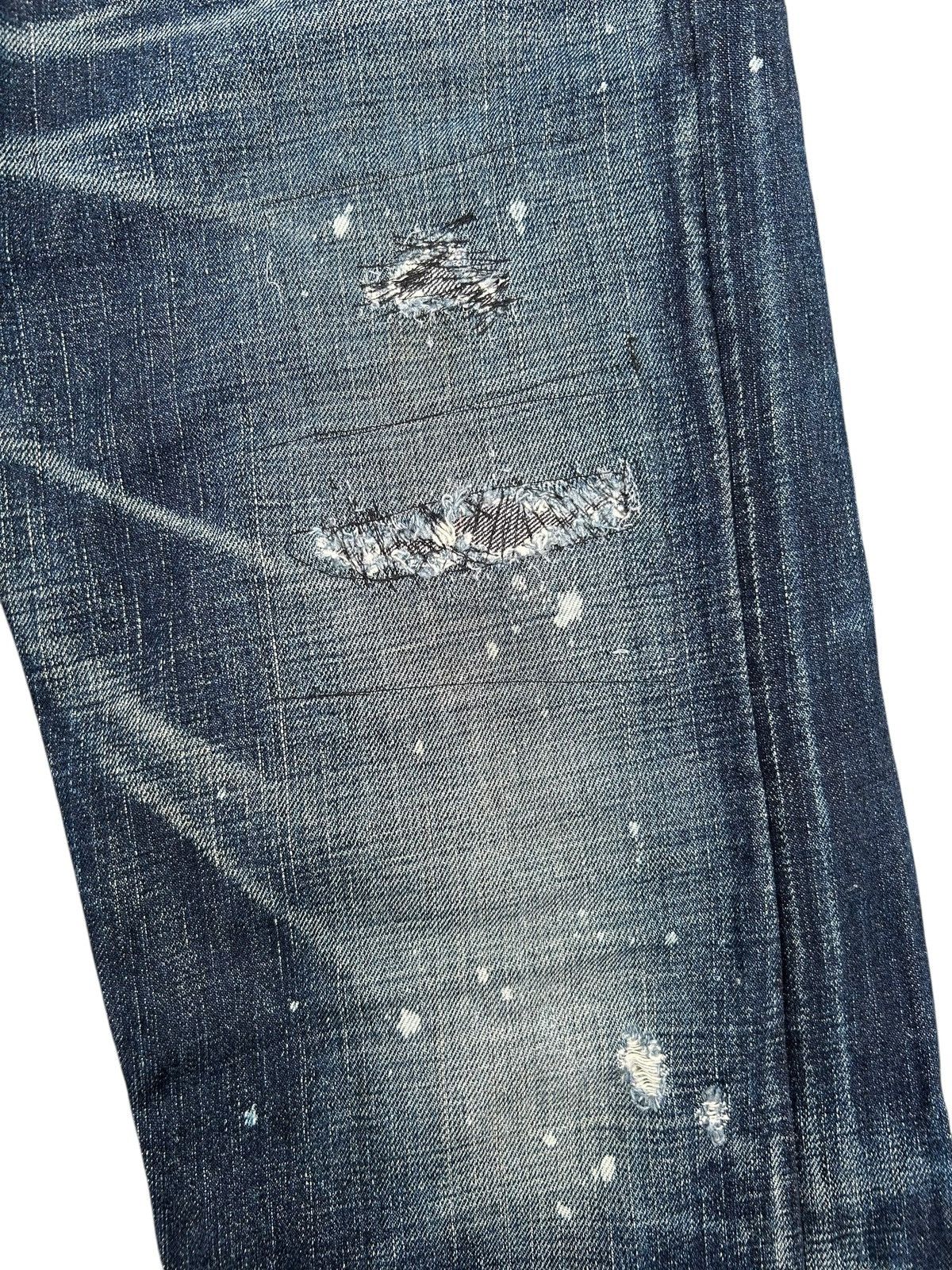 Kapital Vintage Edwin 505ZX Selvedge Buckle Back Repair Denim Jeans Size US 32 / EU 48 - 7 Thumbnail