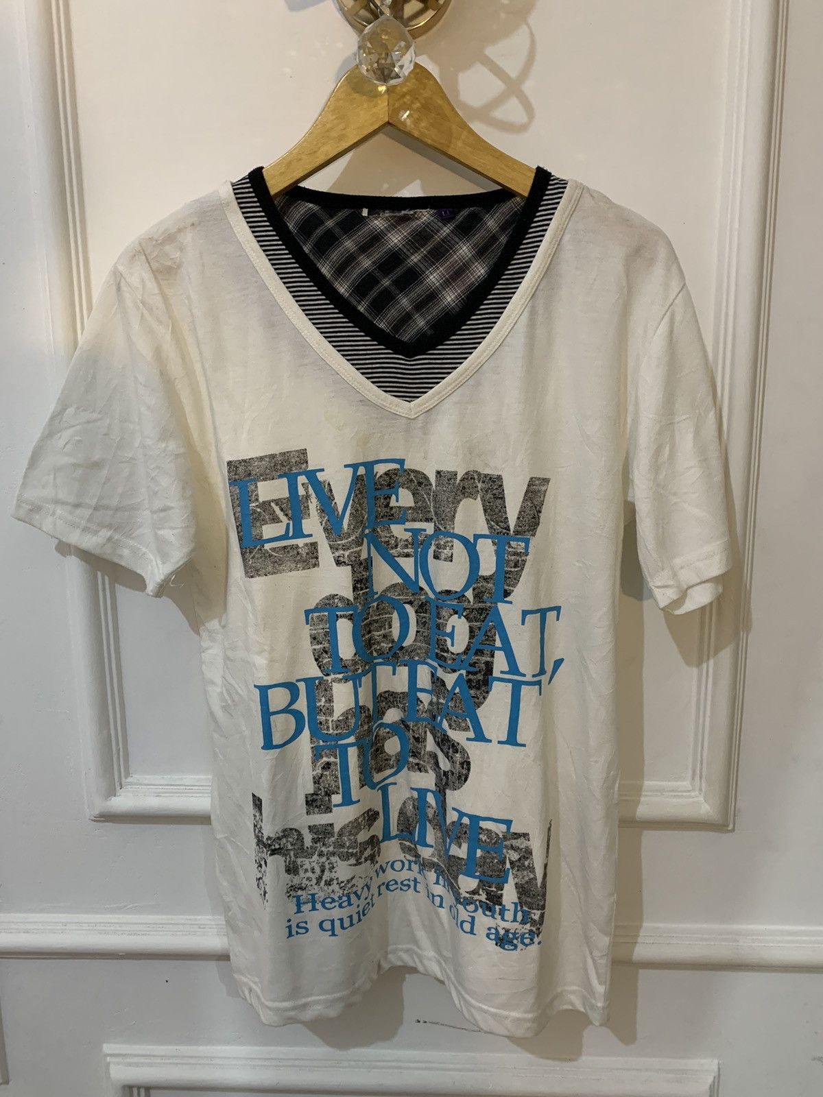 Hysteric Glamour × If Six Was Nine × Le Grande Bleu (L.G.B.) Japanese poem double layer ifsixwasnine styel Size US L / EU 52-54 / 3 - 1 Thumbnail