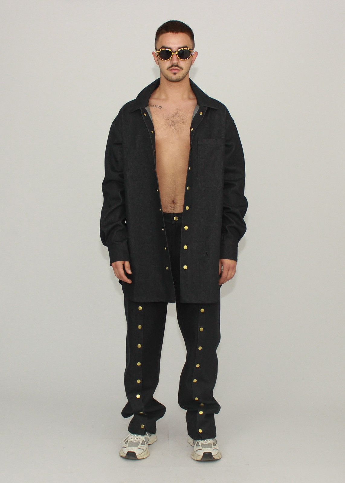 !DS! SS23 Nikolaj Storm Chaco Washed Black Pants