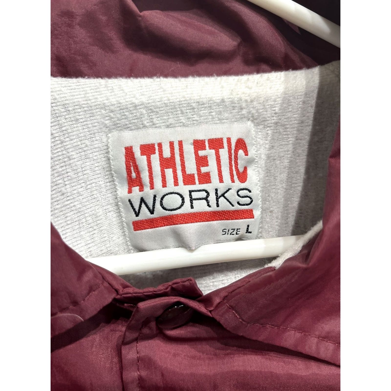 NCAA VINTAGE USC Trojans Jacket Mens Large Nylon Satin Quilted 80s Coat Maroon Sportswear USC Mens L Size US L / EU 52-54 / 3 - 4 Thumbnail