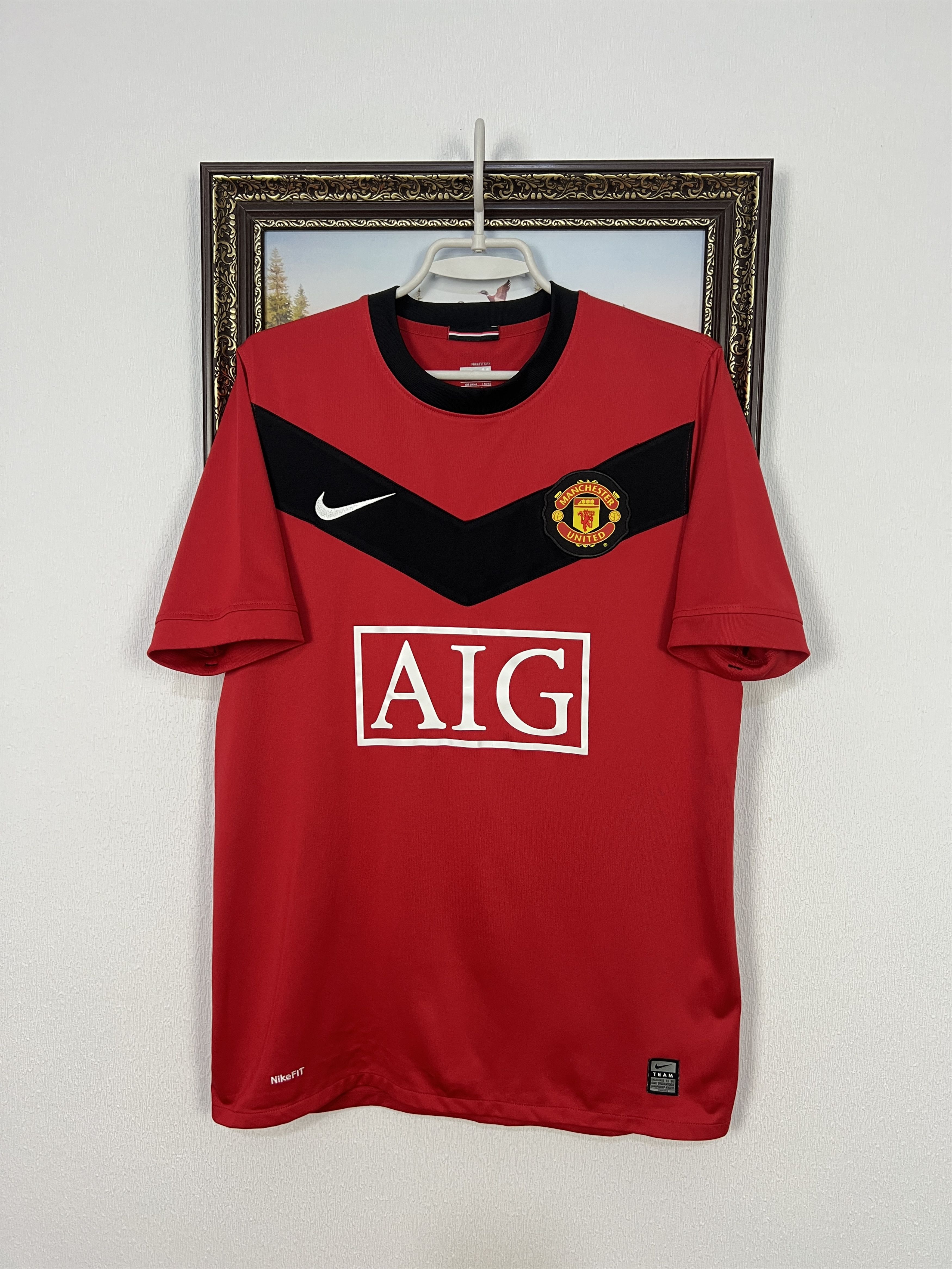 Nike Manchester United Home football shirt 2009 #11 Nike Size US M / EU 48-50 / 2 - 4 Thumbnail