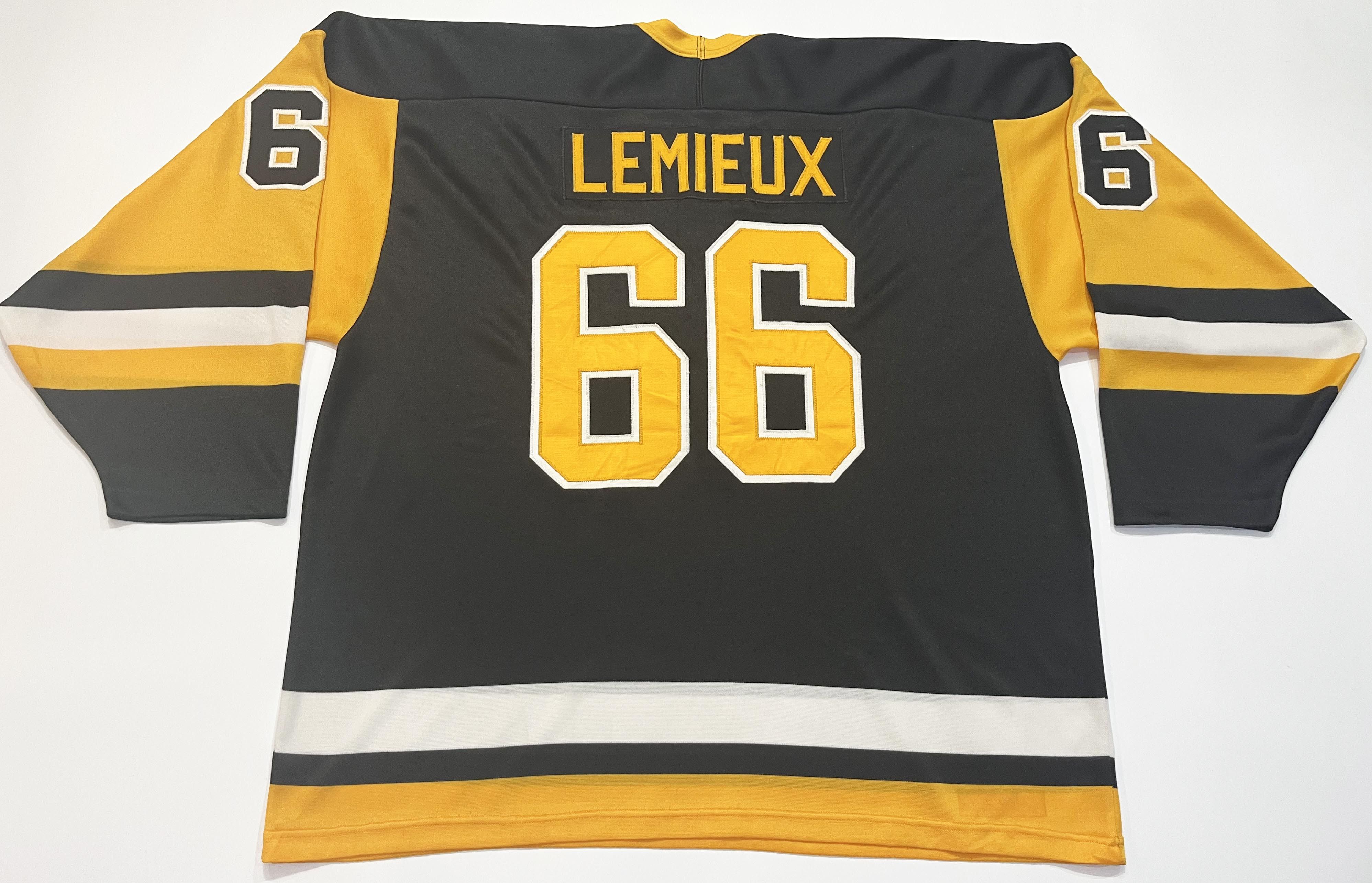 Vtg CCM Pittsburgh Penguins LEMIEUX #66 NHL Hockey Jersey