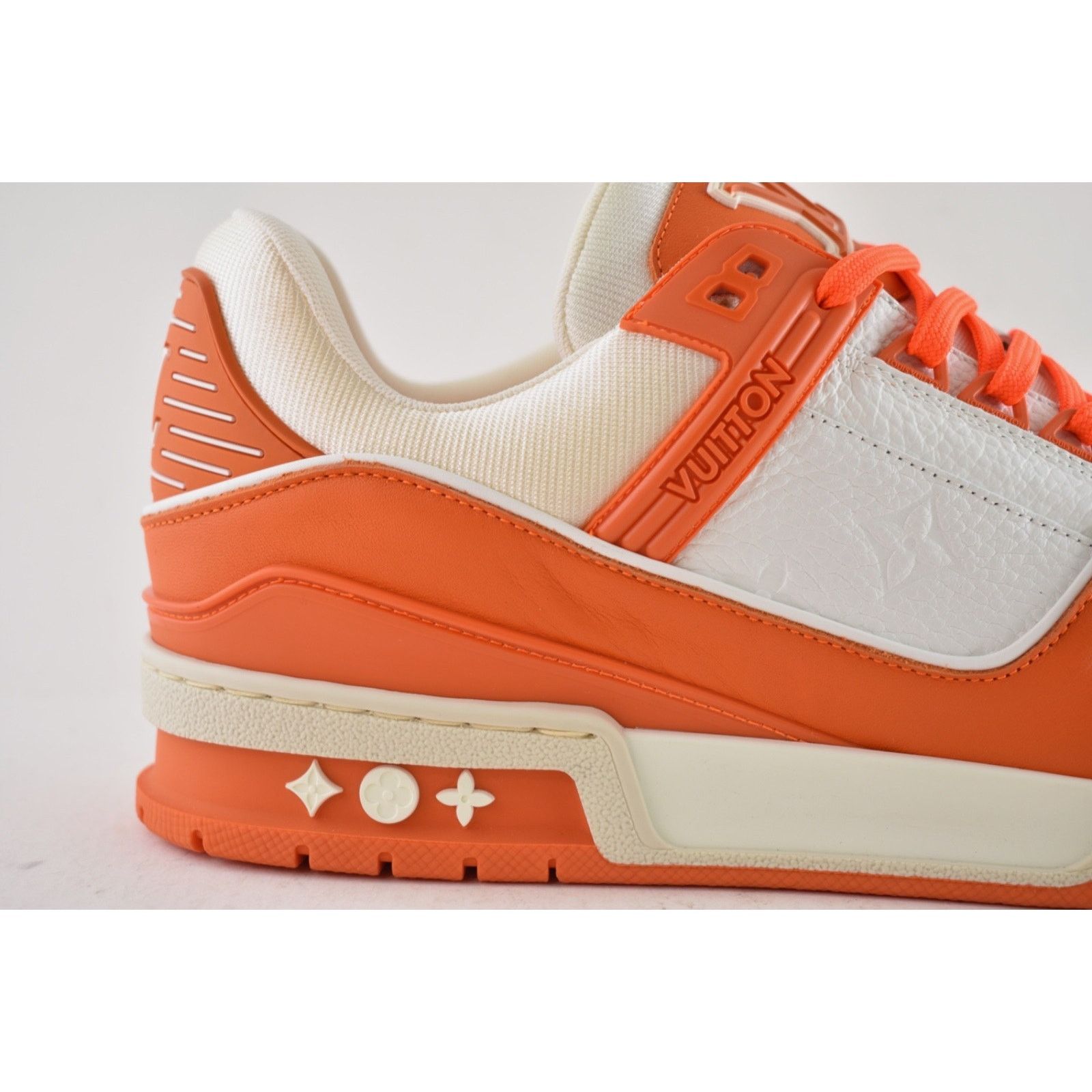 Louis Vuitton Louis Vuitton Orange White Empreinte Leather Low Trainer Size US 9 / EU 42 - 3 Thumbnail