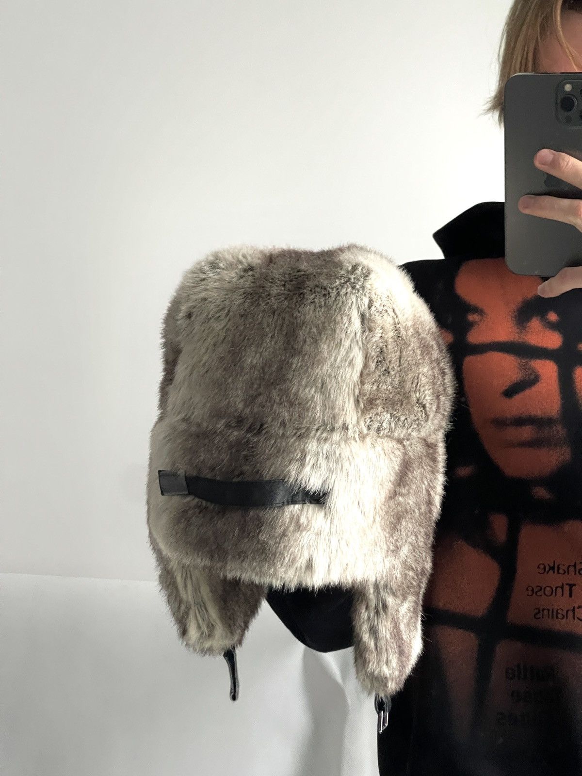 Hysteric Glamour Vintage fuzzy mohair japanese ushanka hat avant garde Size ONE SIZE - 7 Thumbnail