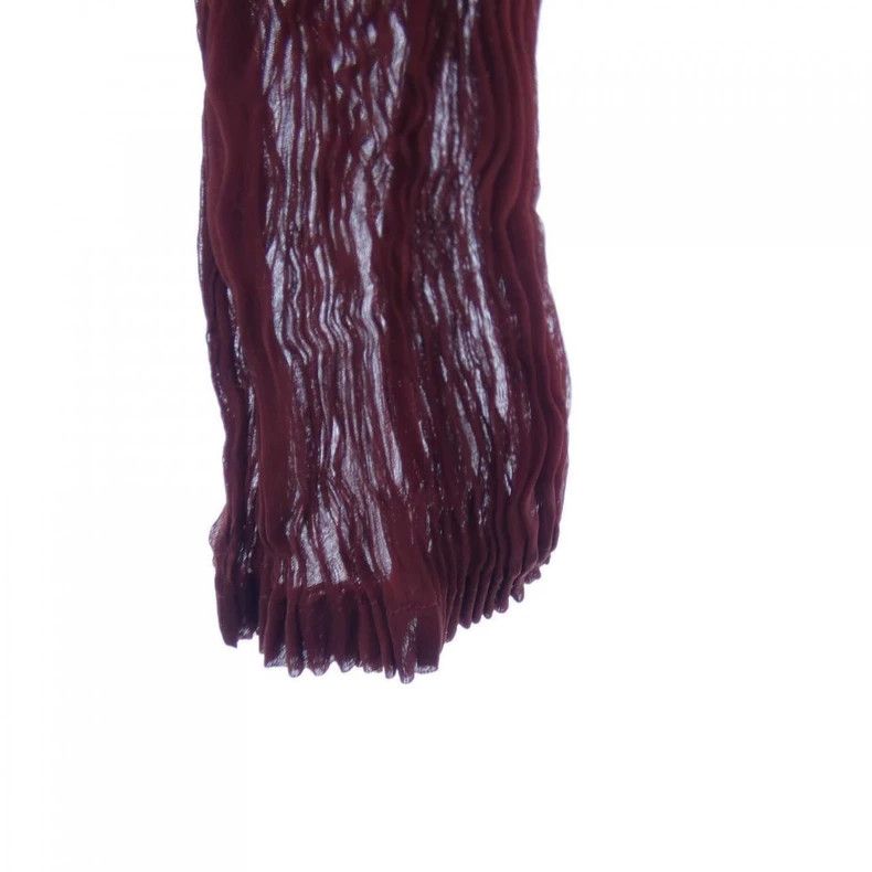 Issey Miyake Issey Miyake See-through dark red wicker zipper cardigan Size M / US 6-8 / IT 42-44 - 4 Thumbnail