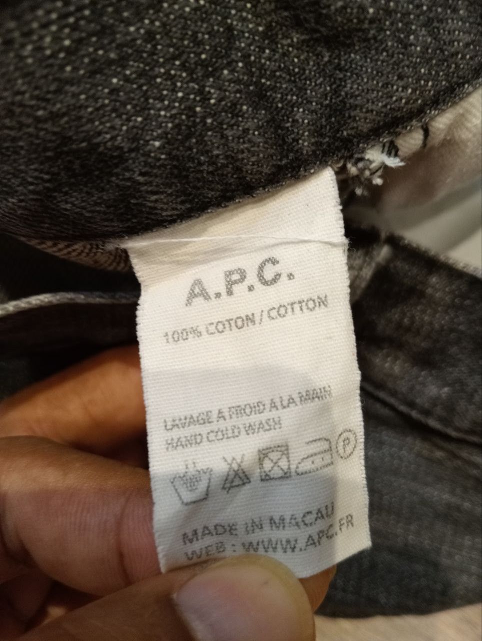 A.P.C. A.P.C COTTON DENIM PANTS Size US 31 - 7 Thumbnail