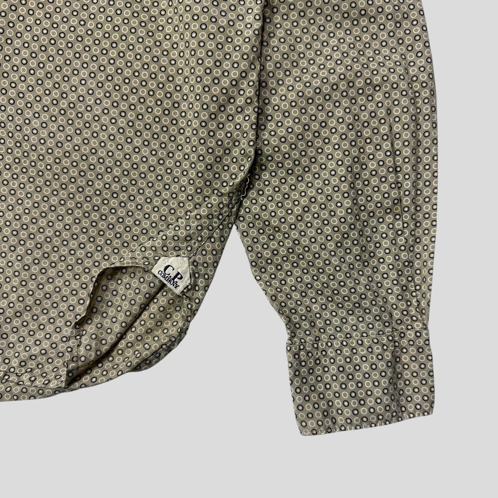 C.P. Company CP Company 2010 Polkadot Geometric Print Logo Shirt - M/L Size US L / EU 52-54 / 3 - 3 Thumbnail