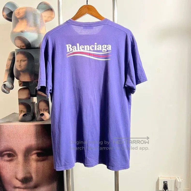 Balenciaga Balenciaga Wave Print Short Sleeve Tee. Size US XS / EU 42 / 0 - 2 Thumbnail