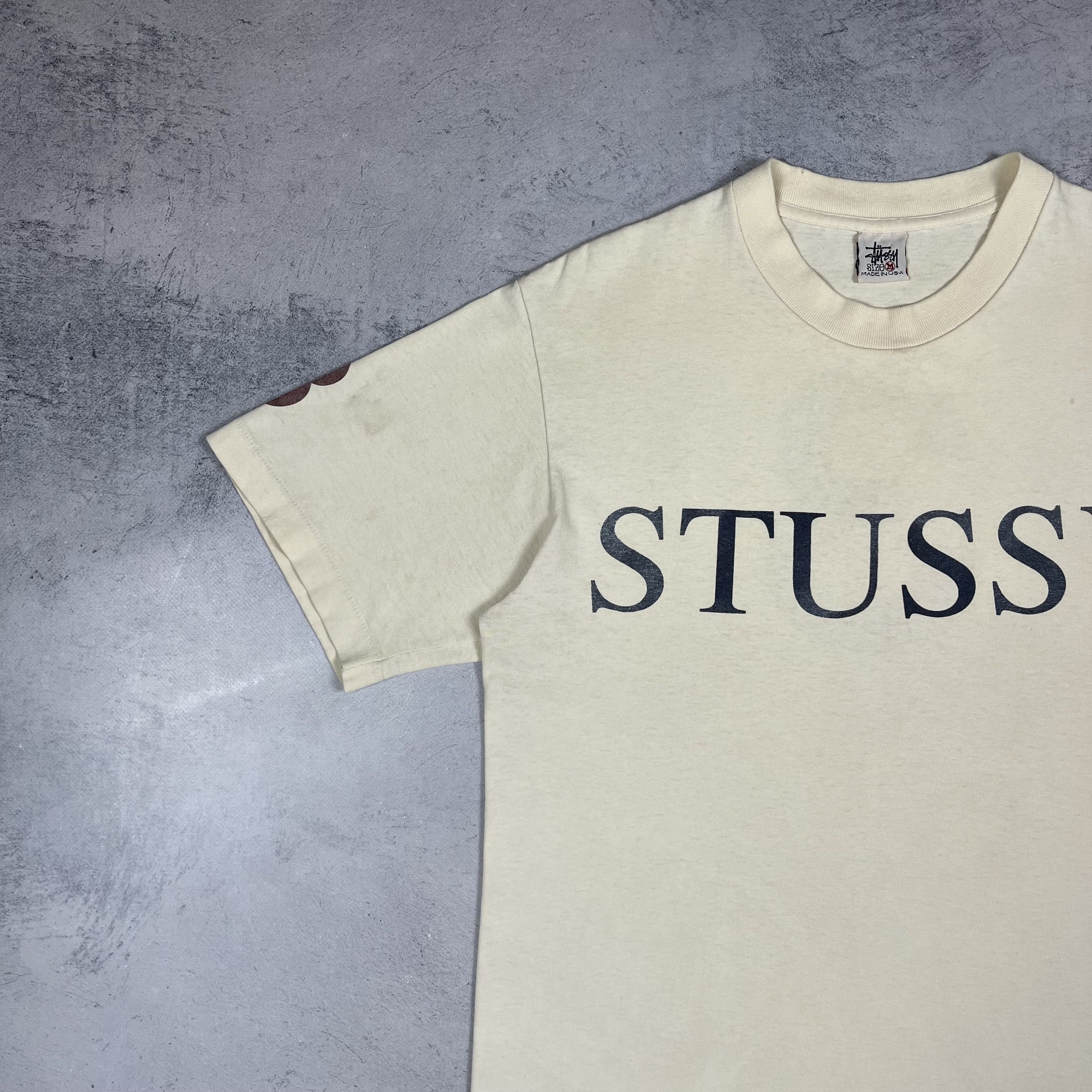 Stussy Vintage Stussy Y2K Big Logo T Shirt 80’s Size US M / EU 48-50 / 2 - 7 Thumbnail