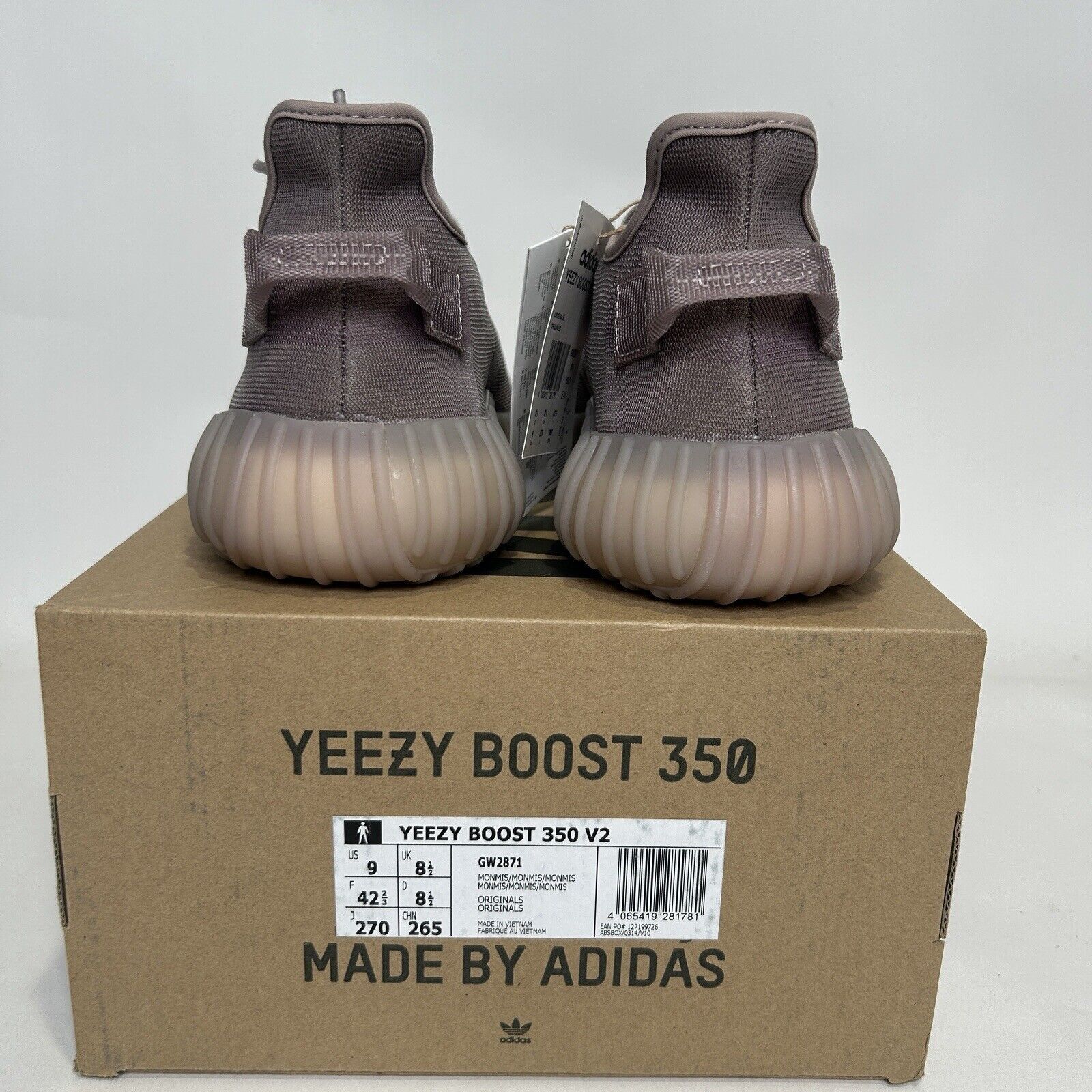 Adidas adidas Yeezy Boost 350 V2 “Mono Mist” 2024 Size US 9 / EU 42 - 4 Thumbnail