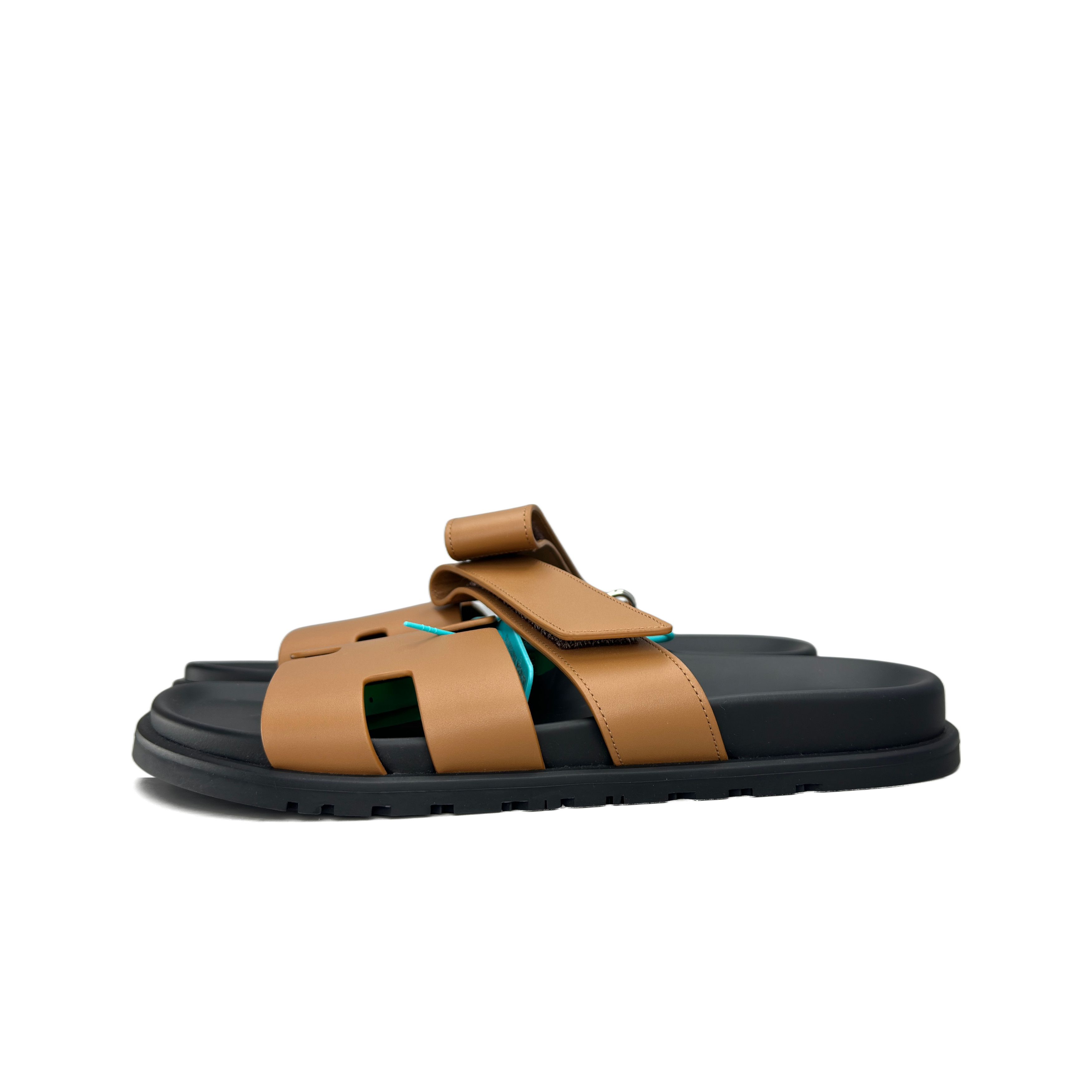 Hermes Hermès Chypre Leather Sandals Size 9 Size US 9 / EU 42 - 1 Thumbnail