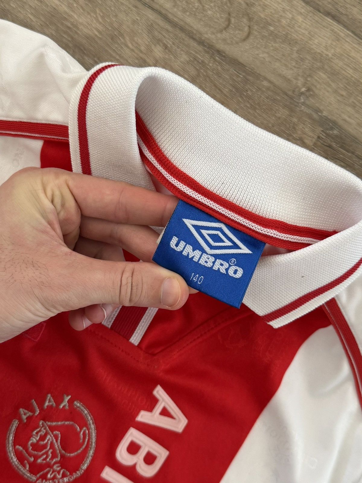 Umbro Vintage 1998 Umbro Ajax Rare Soccer Football Jersey Size US XXS / EU 40 - 5 Thumbnail