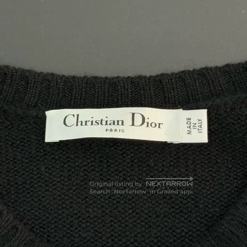 Dior Dior Black clover goat pattern cashmere sweater Size S / US 4 / IT 40 - 5 Thumbnail