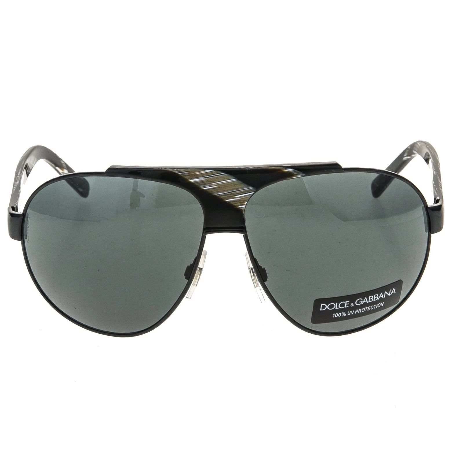 Dolce & Gabbana DOLCE & GABBANA DG2056 Black Horn Aviator Sunglasses 2056 Size ONE SIZE - 7 Thumbnail