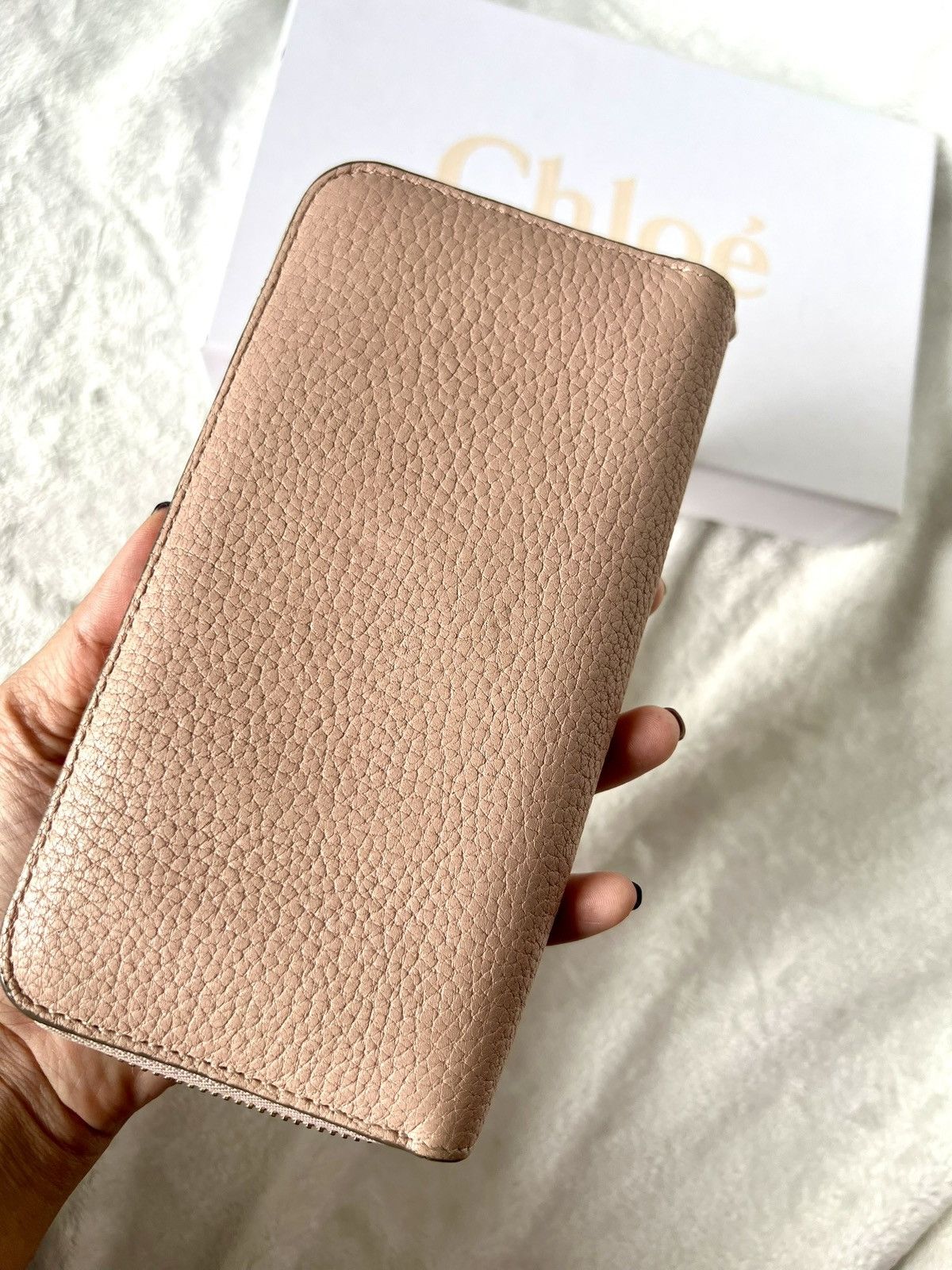 Chloe Chloe Drew Long Wallet – Dusty Pink Size ONE SIZE - 5 Thumbnail