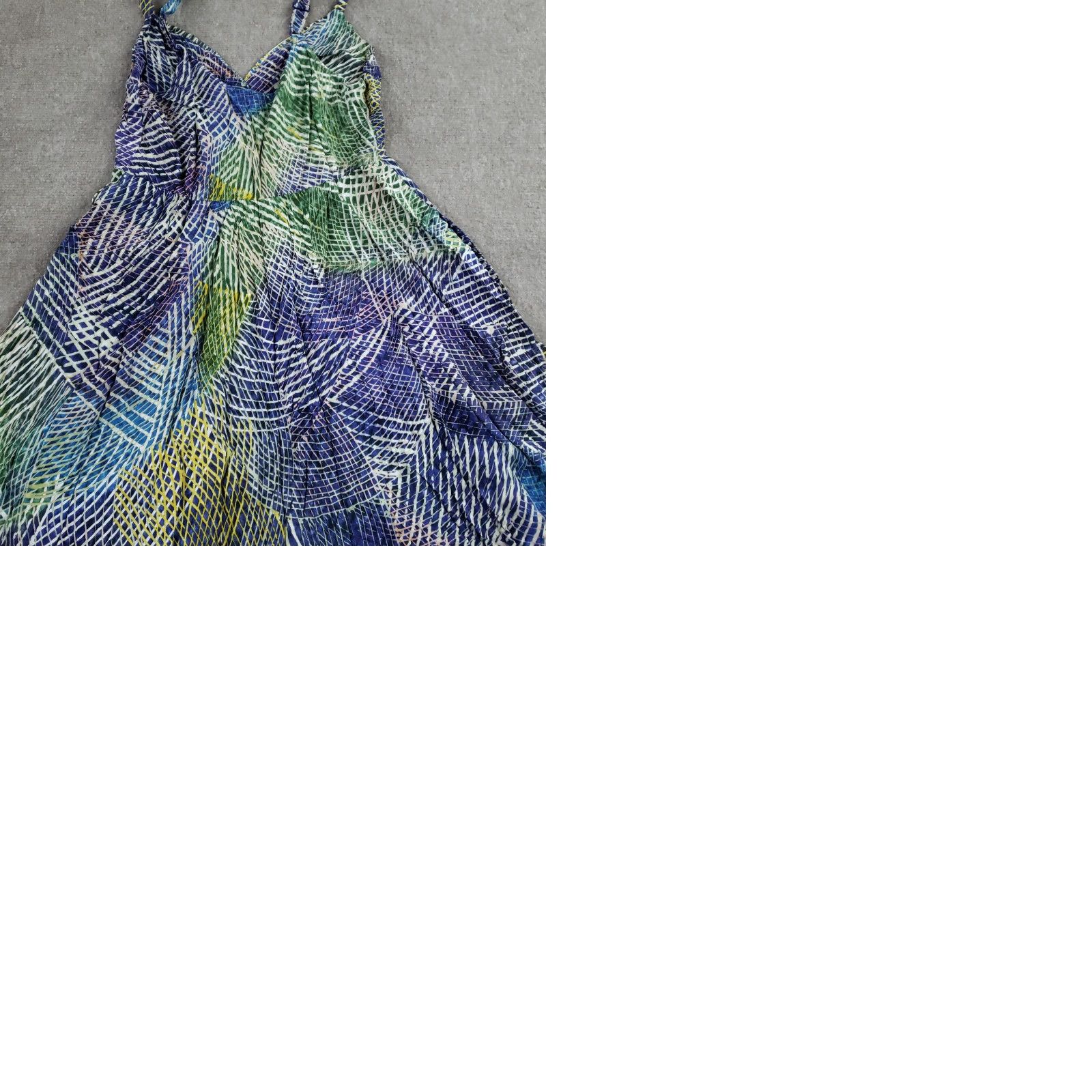 Jams World Jams World Dress Sundress Womens Small Blue Hibiki Rayon Hawaii USA Abstract Size S / US 4 / IT 40 - 9 Thumbnail