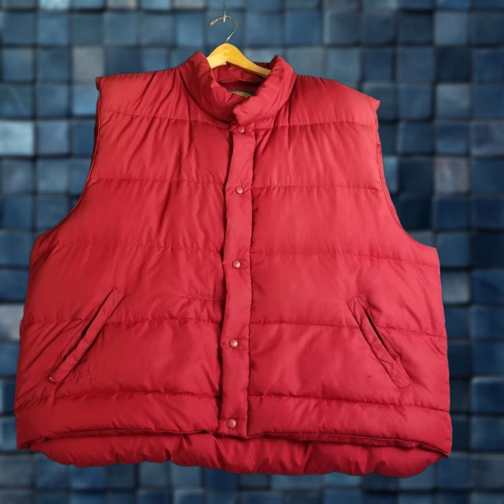 Vintage Cabela's Premier Northern Goose Down Puffer Vest Men 2XL Red Flaws Size US XXL / EU 58 / 5 - 1 Thumbnail
