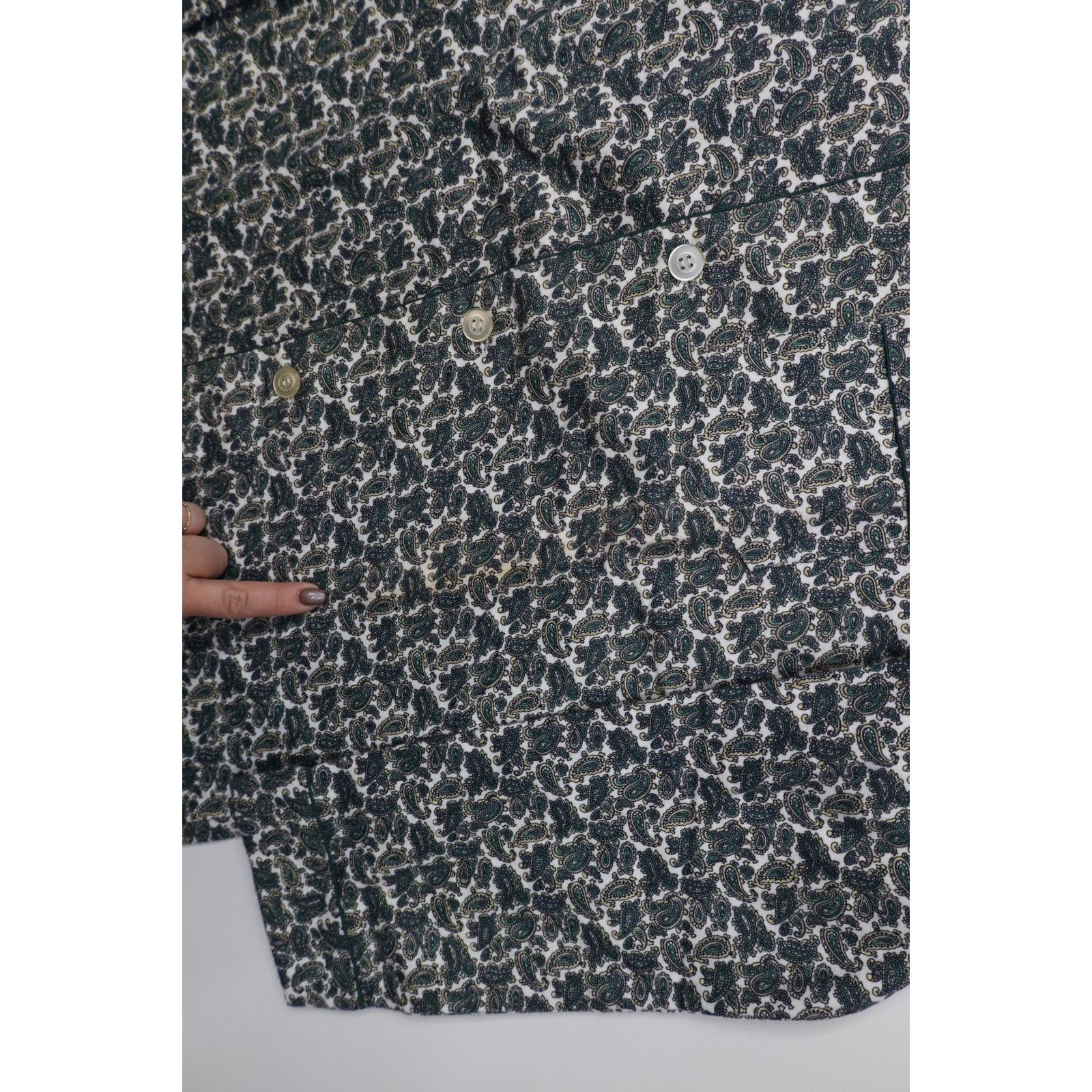 Vintage Vintage 70s Streetwear 2 Piece Flannel Paisley Pajamas Size US S / EU 44-46 / 1 - 4 Thumbnail