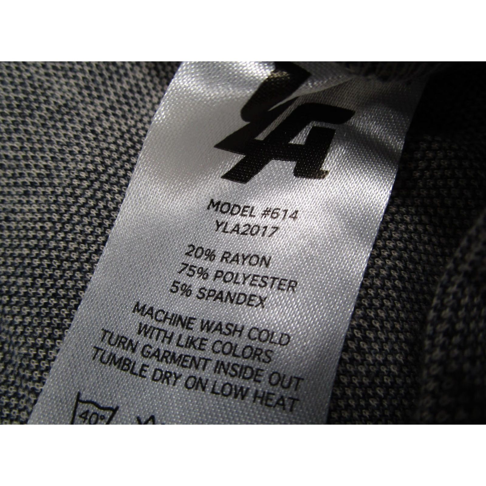 YoungLA YoungLA Mens Pants 34x32 Blue Gray Plaid Tapered Stretch Athletic Style #614 Size US 34 / EU 50 - 4 Thumbnail