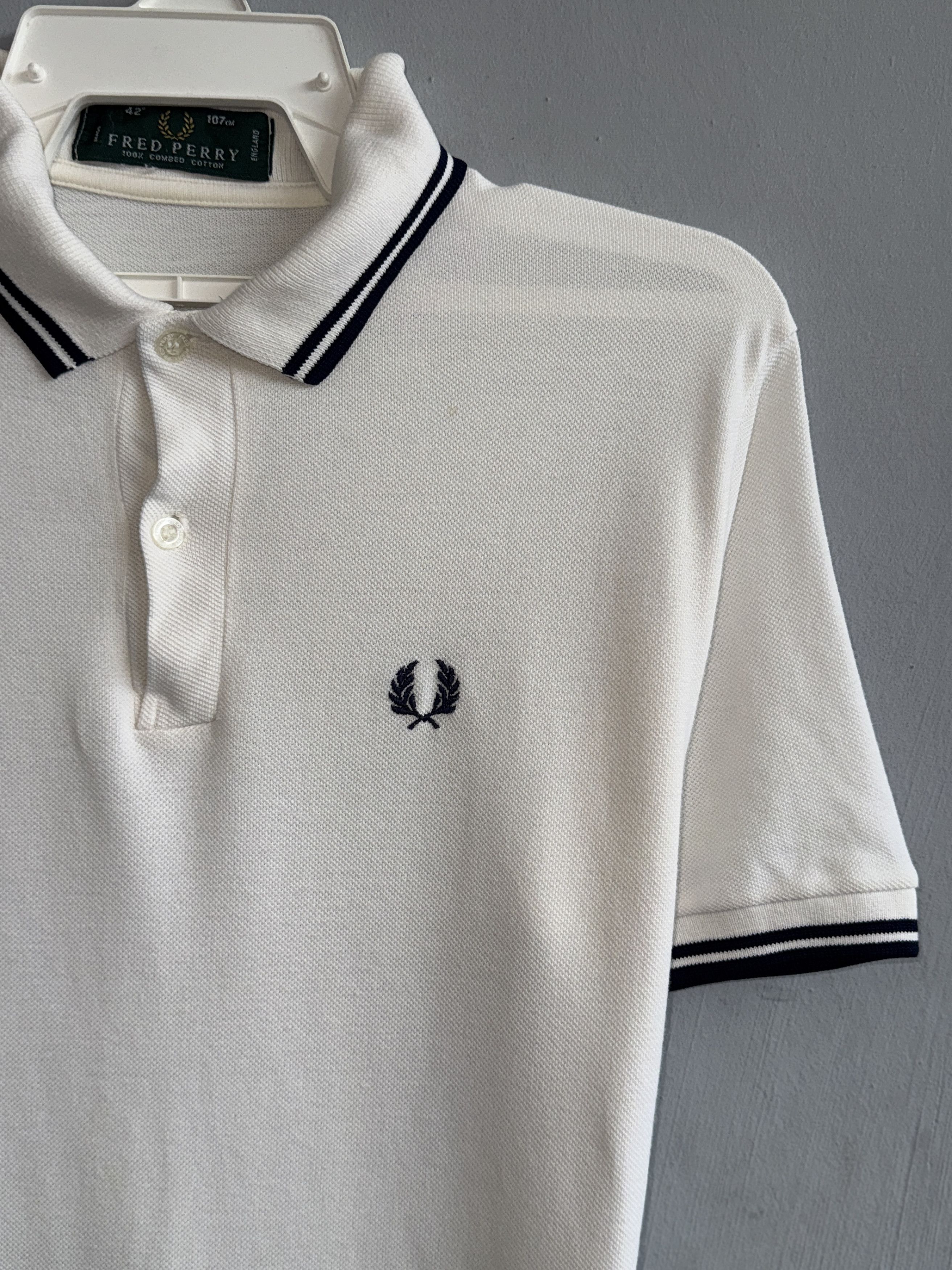 Fred Perry Fred Perry Made In England Polo Vintage Shirt Size US M / EU 48-50 / 2 - 2 Thumbnail
