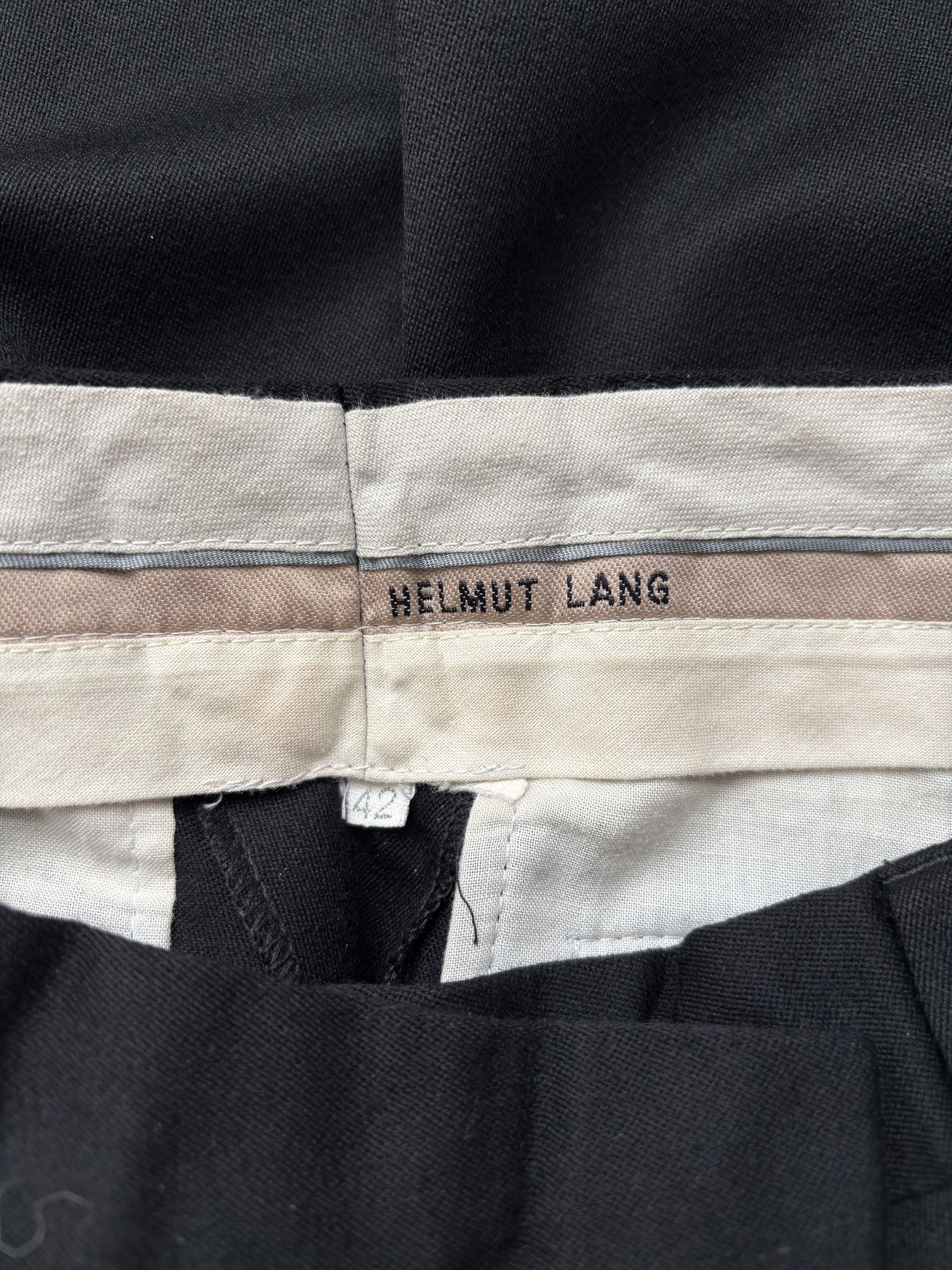Helmut Lang ⚡️QUICK SALE⚡️Helmut Lang Black Pants Trousers with Bands Size 27" / US 4 / IT 40 - 4 Thumbnail