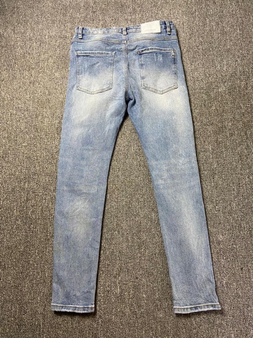 Japanese Brand Messi Jeans Collection Distressed Skinny Jeans (197) Size US 30 / EU 46 - 2 Thumbnail