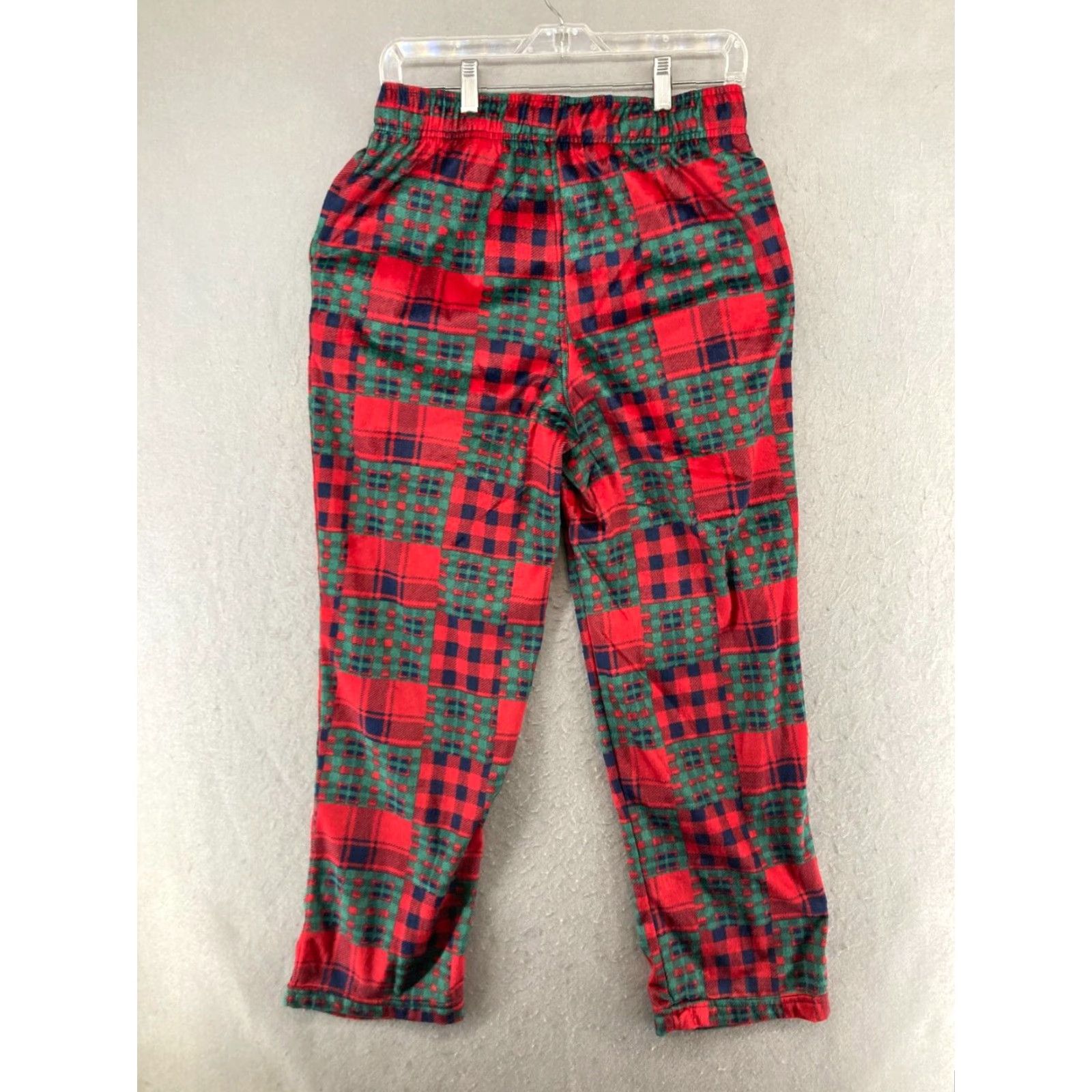 Vintage Saddlebred Mens Sleep Pants Small Red Plaid Patchwork Holiday Comfort Open Fly Lounge Pants S Mens Red Holiday Plaid Patchwork Cotton-Poly? Size US 29 - 6 Thumbnail