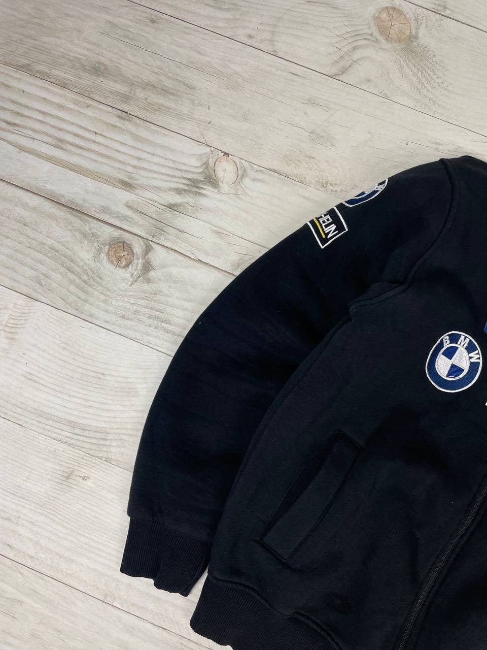 BMW Vintage BMW Racing Team Big Logo Full Zip Sweatshirt Size US L / EU 52-54 / 3 - 5 Thumbnail