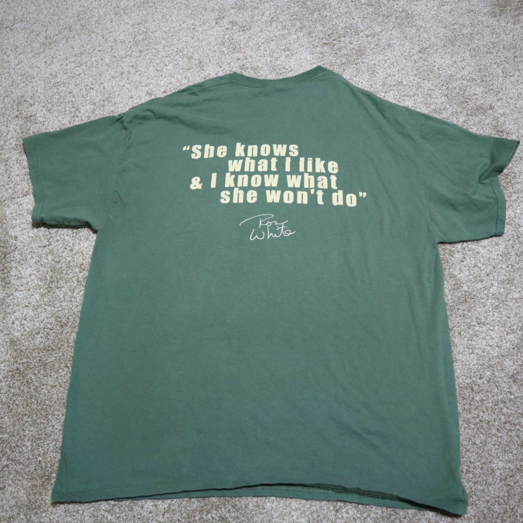 Gildan VINTAGE Ron White Comedy Shirt XL Green Stand Up 2000s Mens Gildan Ultra Cotton T-Shirt Logo Size US XL / EU 56 / 4 - 8 Thumbnail