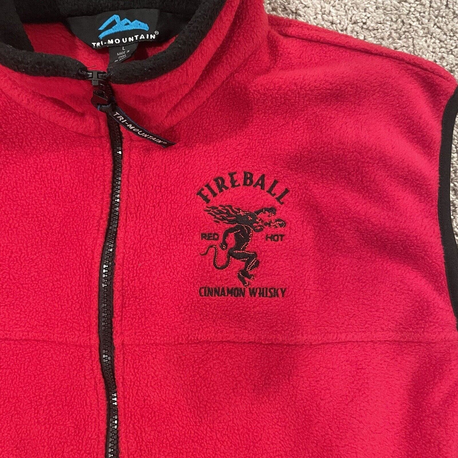 Bradley Mountain Vintage Fireball Red Sweater Vest Jacket Size Large Full Zip Size US L / EU 52-54 / 3 - 2 Thumbnail