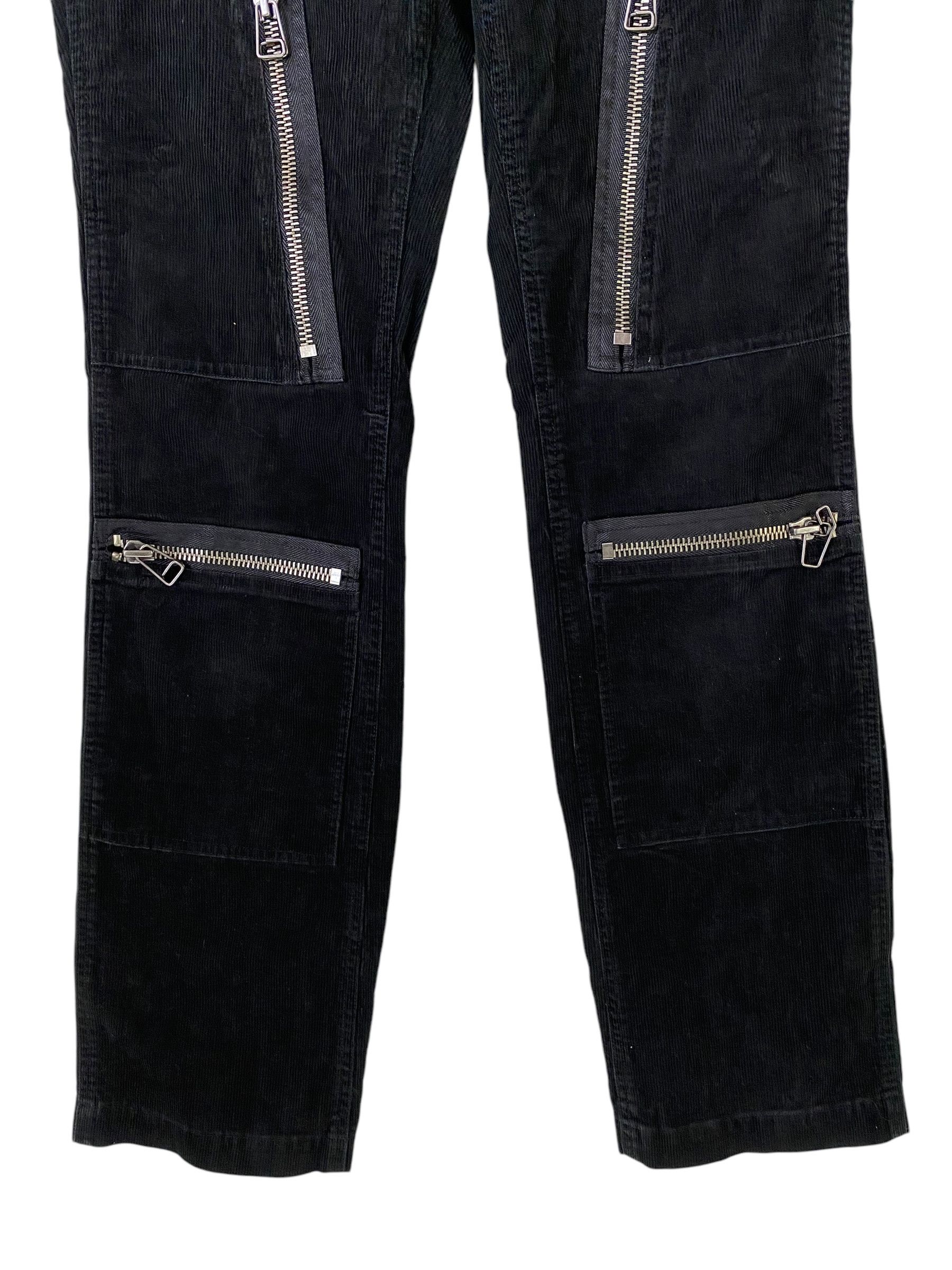 Designer × Ralph Lauren 90s Ralph Lauren multipocket zipper corduroy tactical pant Size US 29 - 4 Thumbnail
