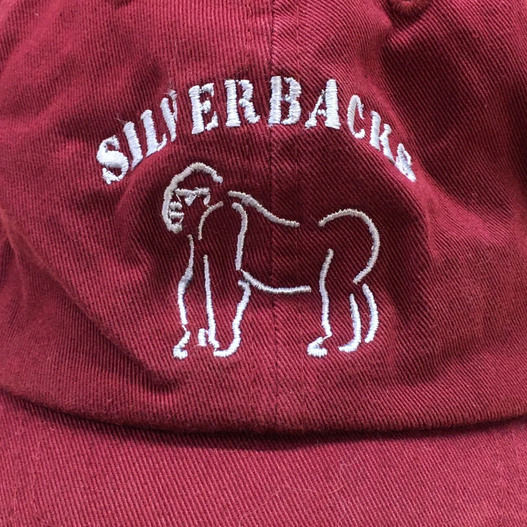 Vintage KB ETHOS Silverback Kbethos Classics Baseball Cap Hat Mens Red OS Adjustable Curved Brim Size ONE SIZE - 3 Thumbnail