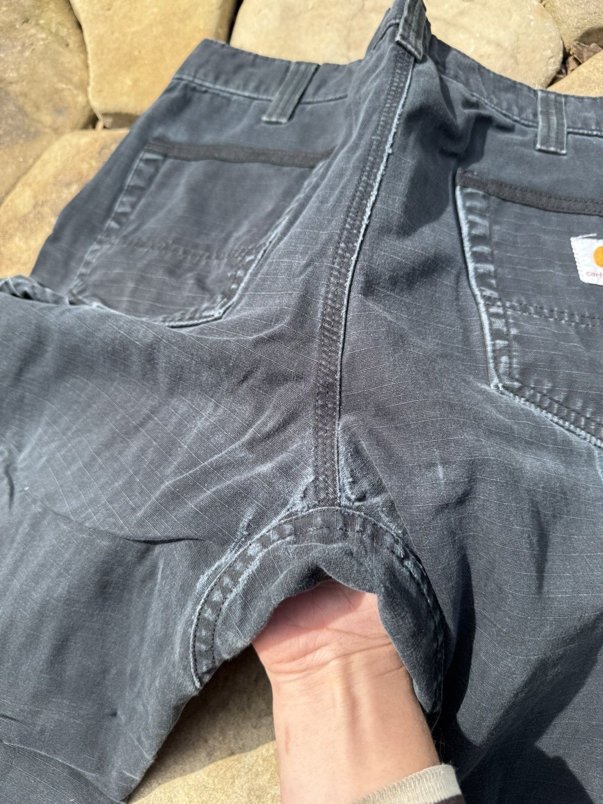 Carhartt Vintage Carhartt Distressed Workwear Pants Size US 32 / EU 48 - 7 Thumbnail