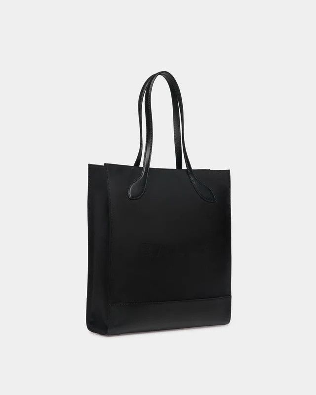 Bally o1s22i1n0225 Size: OS / Nylon & Leather Tote Bag in Black Size ONE SIZE - 3 Thumbnail