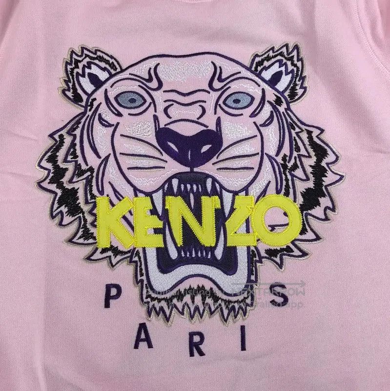 Kenzo Kenzo Pink Tiger Head Long Sleeve Sweater . Size L / US 10 / IT 46 - 3 Thumbnail
