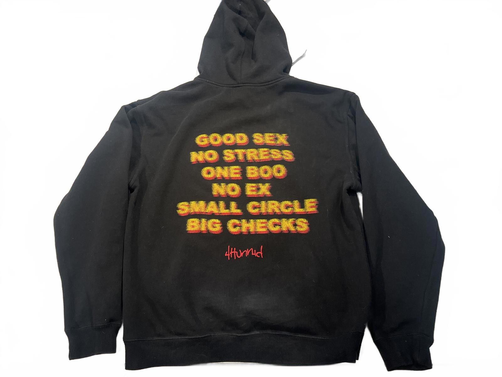 Other RARE YG 4Hunnid "Good S*x, No Stress" Pullover Rap Hoodie Size US L / EU 52-54 / 3 - 2 Thumbnail