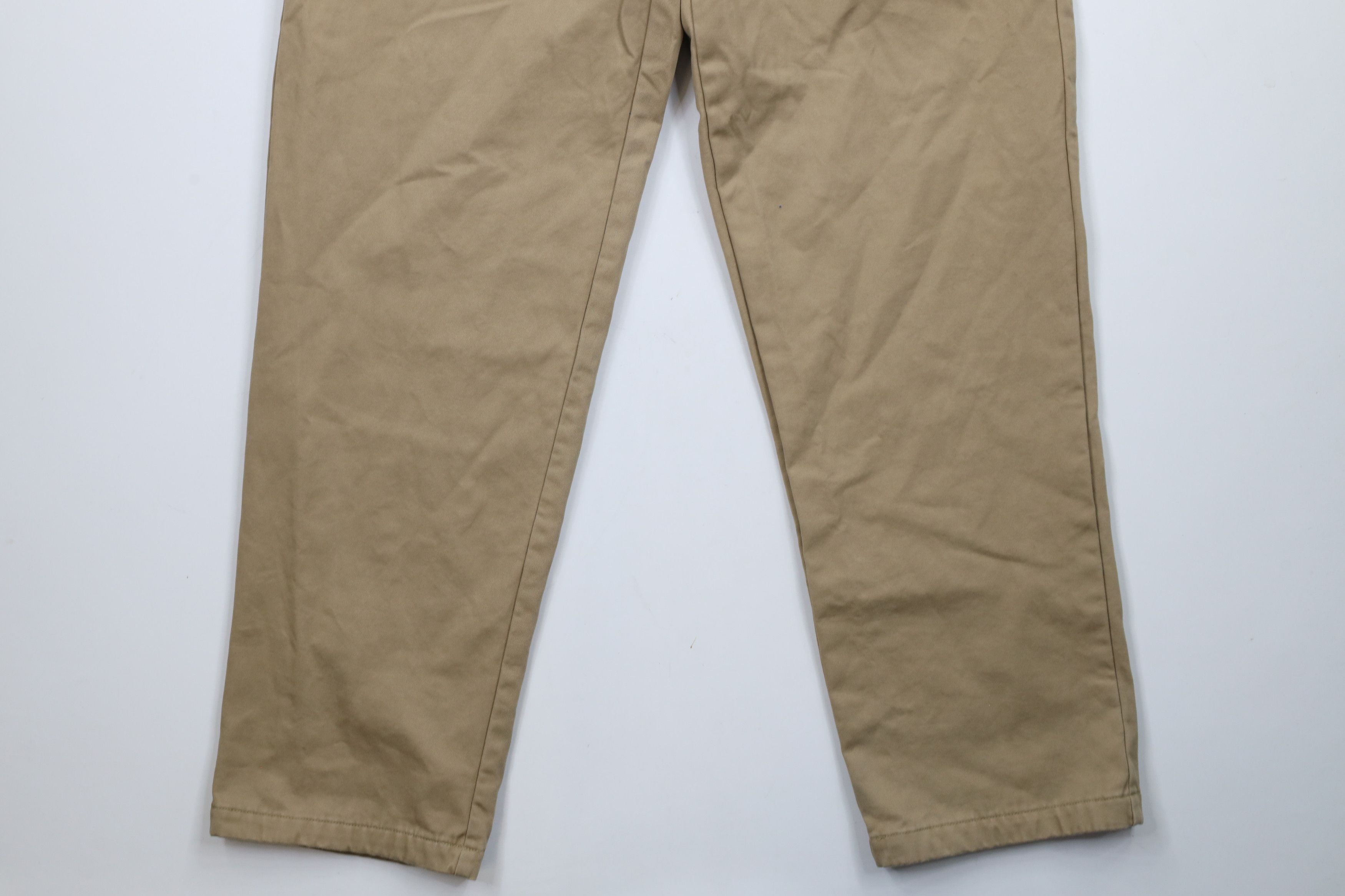 L.L. Bean × Vintage Vintage LL Bean Straight Leg Chino Pants Trousers Beige Size US 33 - 5 Thumbnail