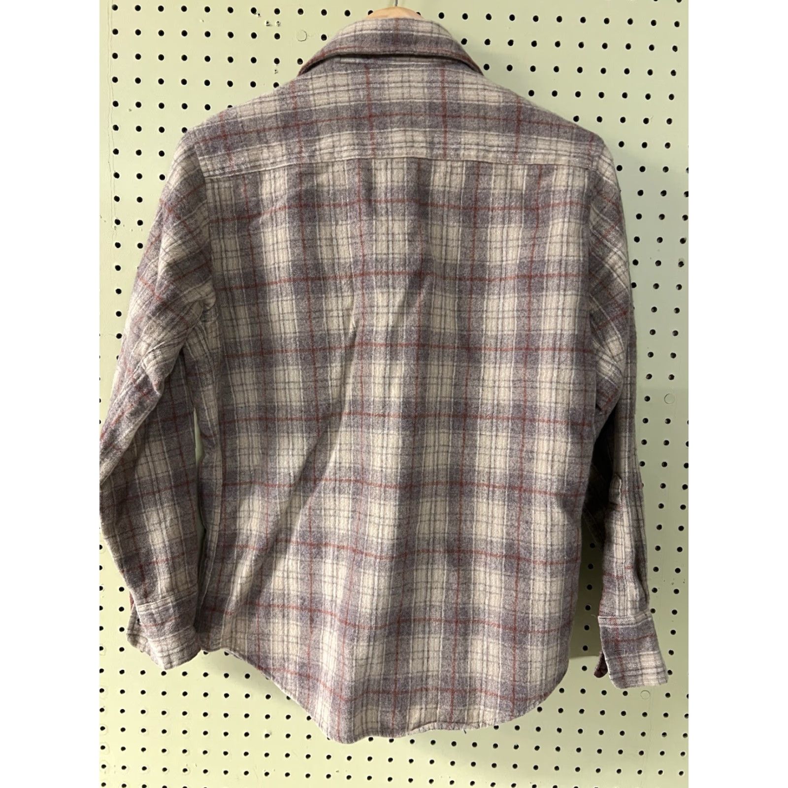 Vintage VINTAGE St. Johns Bay Men’s Wool Button-Up Shirt Plaid M Tan Brown Size US M / EU 48-50 / 2 - 2 Thumbnail