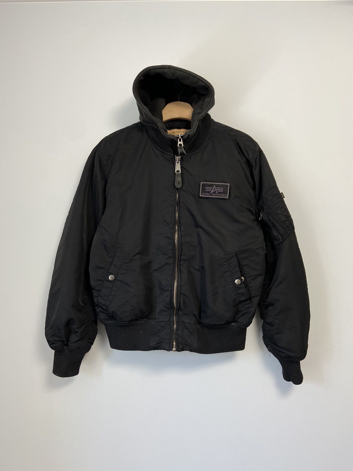 Alpha Industries Streetwear Vintage Alpha Industries Vintage Bomber Jacket hoodie Y2K style Grailed