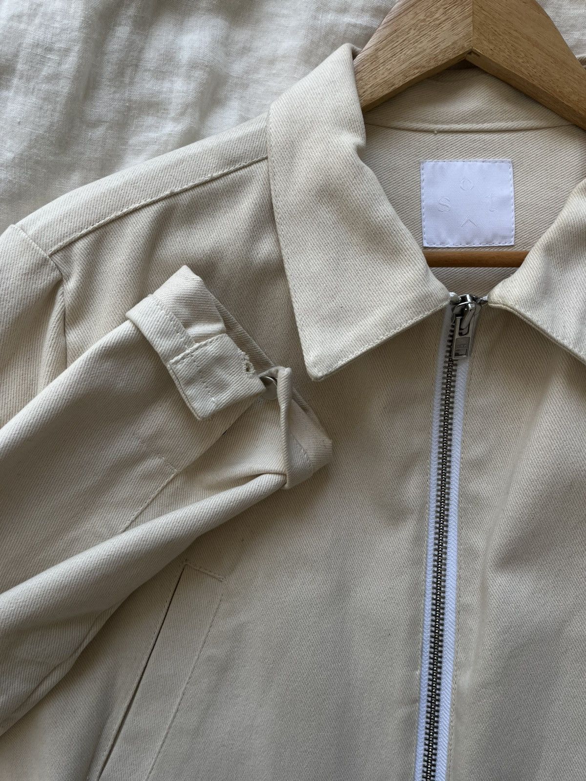 Other School of Thought ecru canvas trucker jacket Size US S / EU 44-46 / 1 - 2 Thumbnail