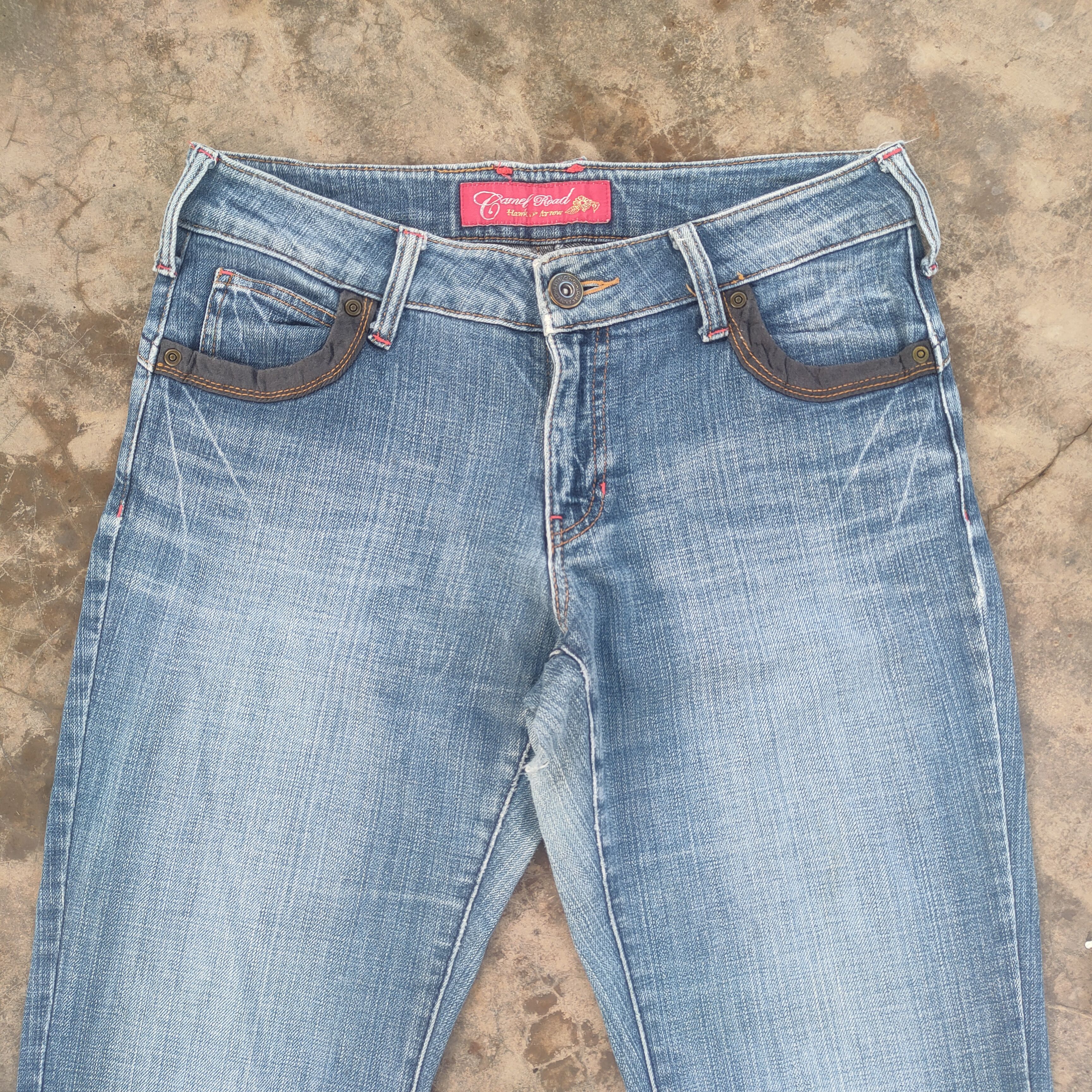 Japanese Brand × Jean × Vintage VINTAGE JAPANESE FLARE FADED DENIM JEANS PANTS Size US 31 - 4 Thumbnail