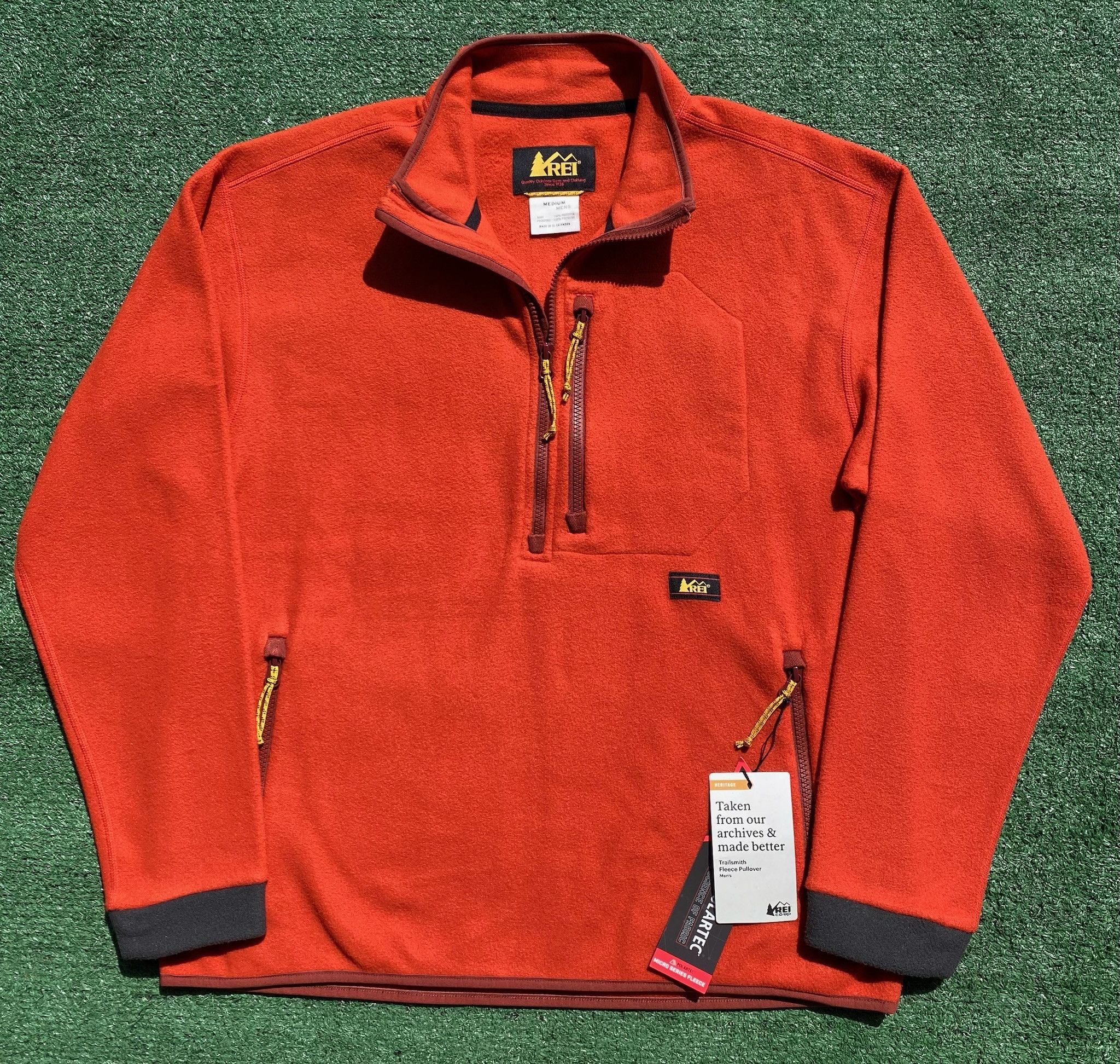 Rei NWT REI Trailsmith Polartec Fleece Pullover Jacket Large Size US L / EU 52-54 / 3 - 1 Thumbnail