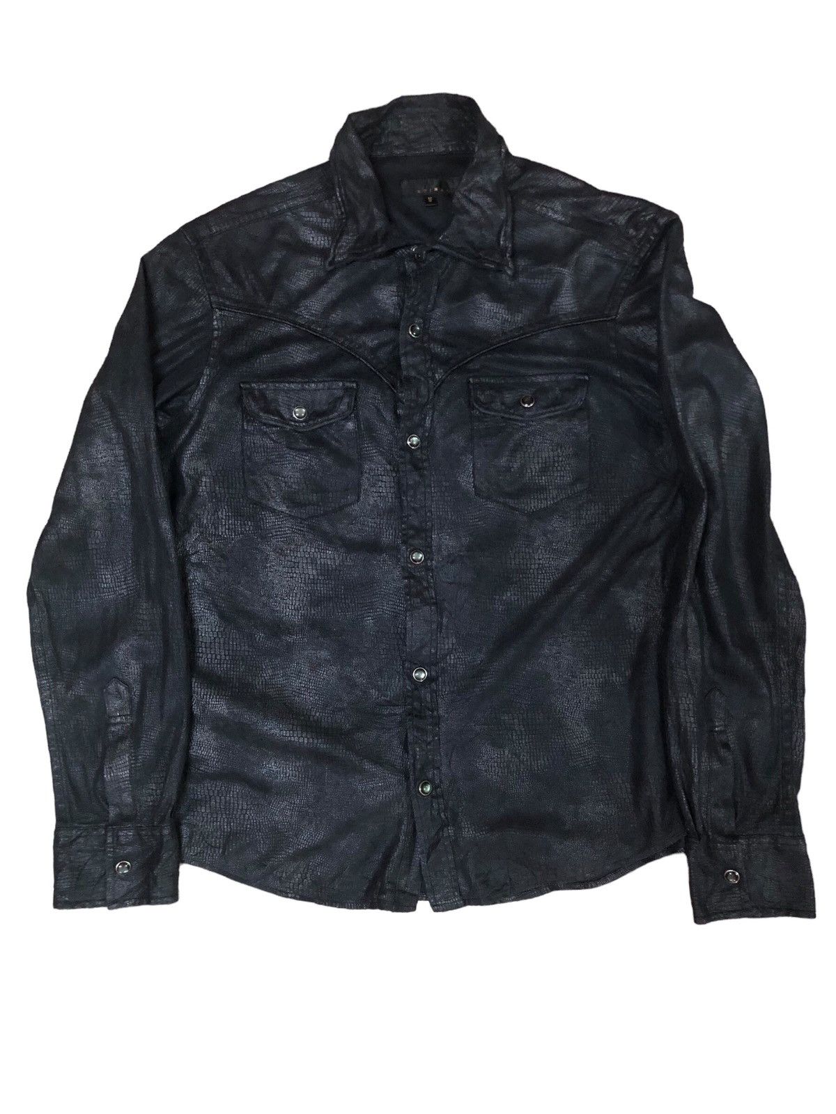 Japanese Brand Spinash Snake Print Button Ups Shirt Size US S / EU 44-46 / 1 - 1 Thumbnail