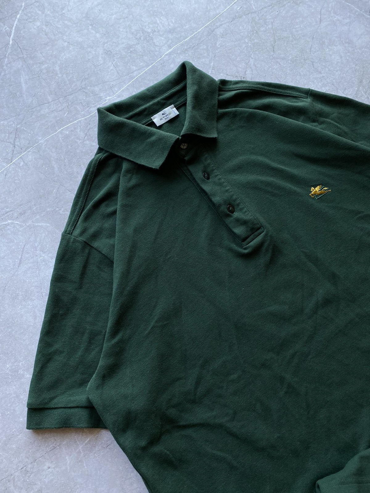 Etro Luxury Etro Milano Relaxed Polo Shirt Made in Italy Size US XXL / EU 58 / 5 - 3 Thumbnail