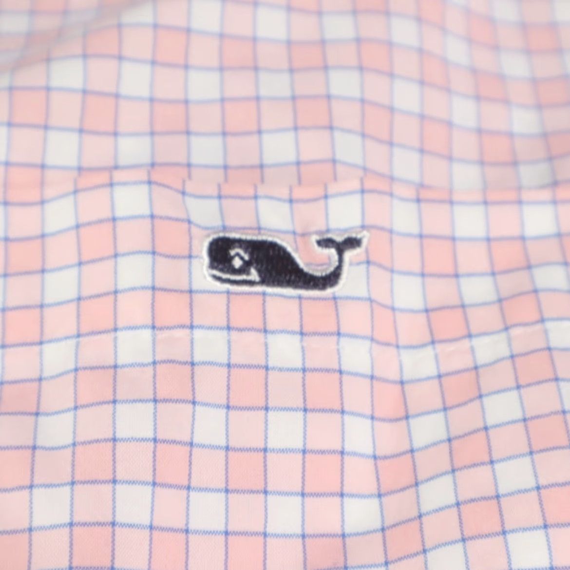 Vineyard Vines Vineyard Vines Performance Tucker Stretch Nylon Check Long Sleeve Button Down Shirt Pink Men L Size US L / EU 52-54 / 3 - 6 Thumbnail
